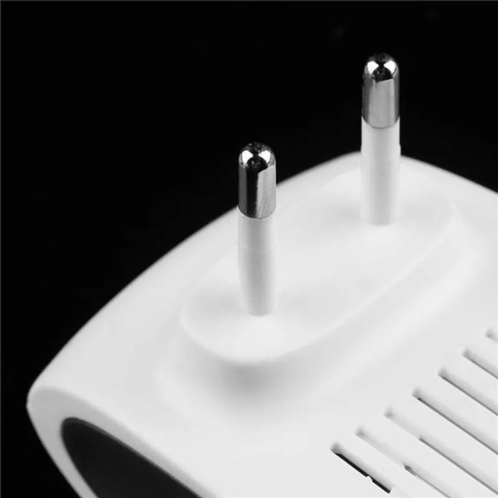 Solar-powered outdoor ultrasonic squirrel repeller, a silent deterrent for yard pests.