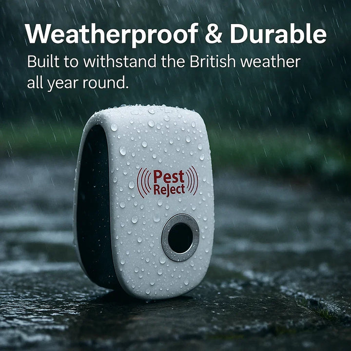 Protect your yard with this effective outdoor ultrasonic squirrel repeller & rodent deterrent.
