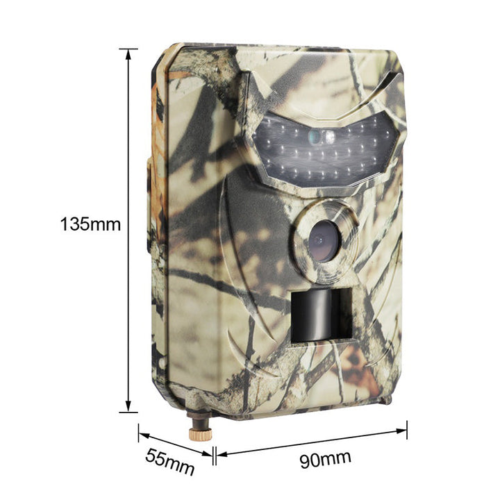 Capture wildlife day & night with this HD outdoor camera, featuring motion detection & infrared night vision.