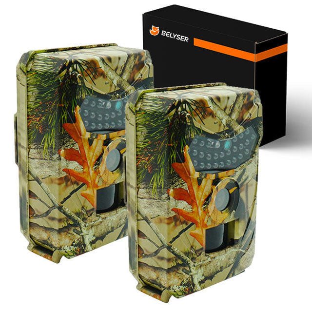 Hunting accessory: HD trail camera with high-resolution images, motion detect, and powerful night vision.