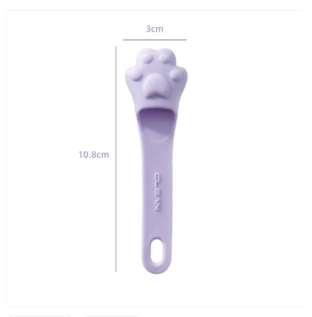 Removes bad breath with paw-shaped dog tongue scraper. Improves canine oral hygiene.