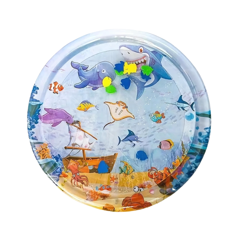 Cooling water mat for pets, an interactive summer toy providing ultimate comfort & relief from heat for dogs & cats.