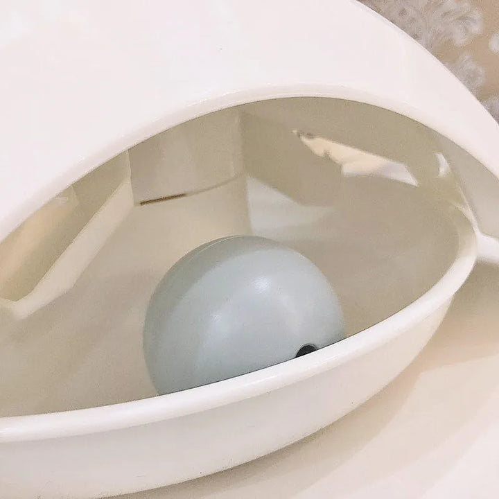 Interactive pet slow feeder bowl, 3D design for dogs & cats, encourages healthy eating & mental engagement.