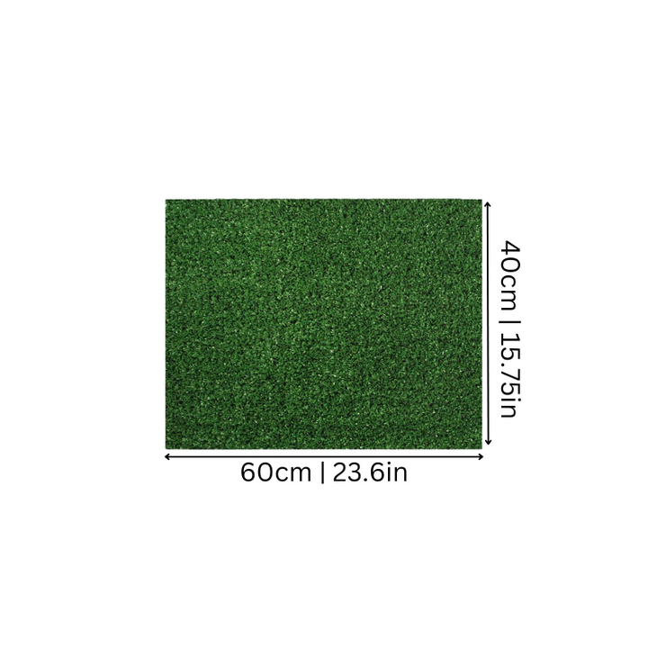 Pet-friendly artificial turf mat for home & garden. Durable, easy-clean synthetic grass for dogs & pets.