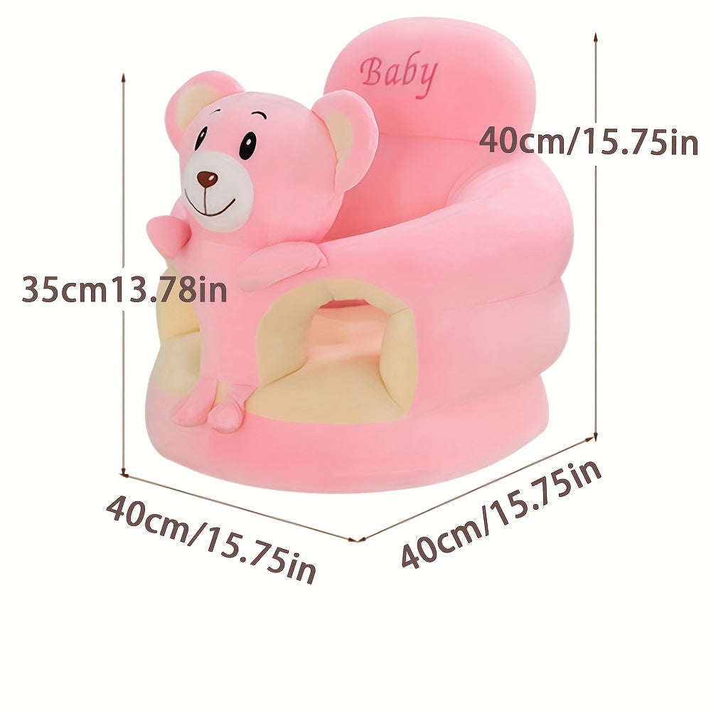 Charming nursery decor: a soft baby chair providing gentle, stable support for infants learning to sit.