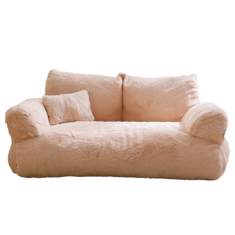Washable luxury pet sofa bed, designed for easy cleaning & lasting comfort for dogs & cats.