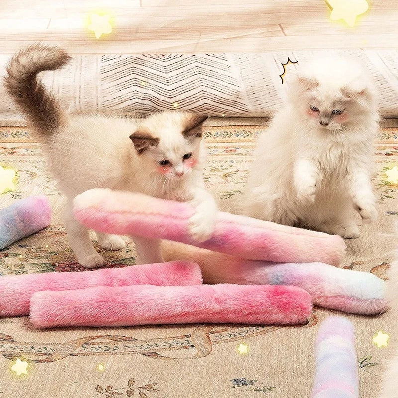 Feline fun with a catnip-infused plush toy, perfect for kittens & adult cats. Great for interactive play.