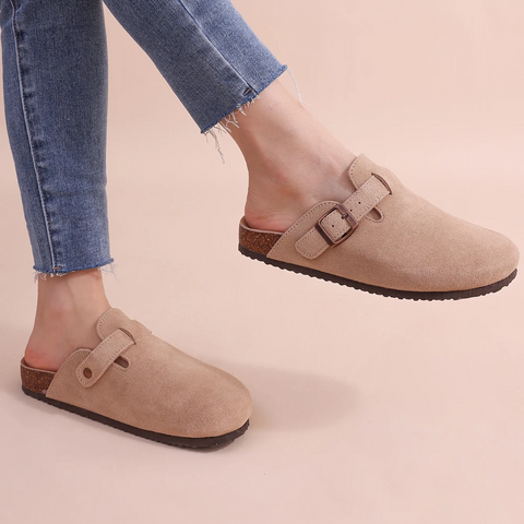 Plush women's orthopedic arch support slippers for ultimate comfort and footcare.