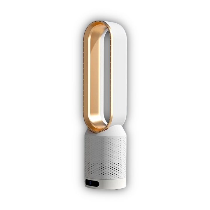 Efficient office air cooler & purifier. Portable fan provides quiet, clean air for a comfortable workspace.