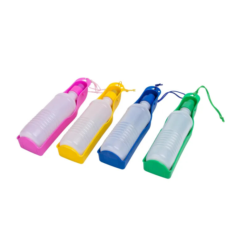Must-have dog supplies: a portable water bottle and bowl for all your pet's hydration needs.
