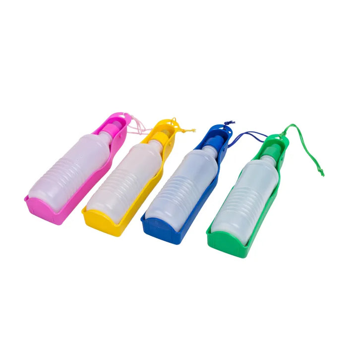 Must-have dog supplies: a portable water bottle and bowl for all your pet's hydration needs.