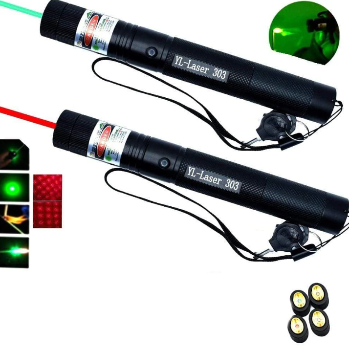 Green high-intensity laser pointer for advanced stargazing, astronomy, and pointing far distances.