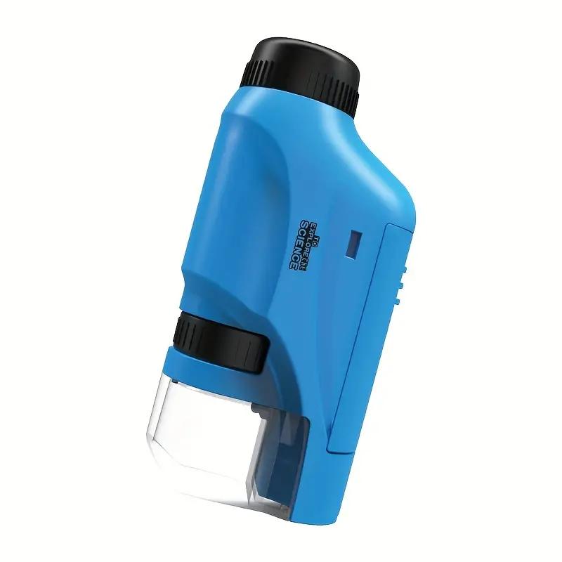 Easy-to-use kids' educational microscope. Portable science kit for children's discovery, exploration & learning.