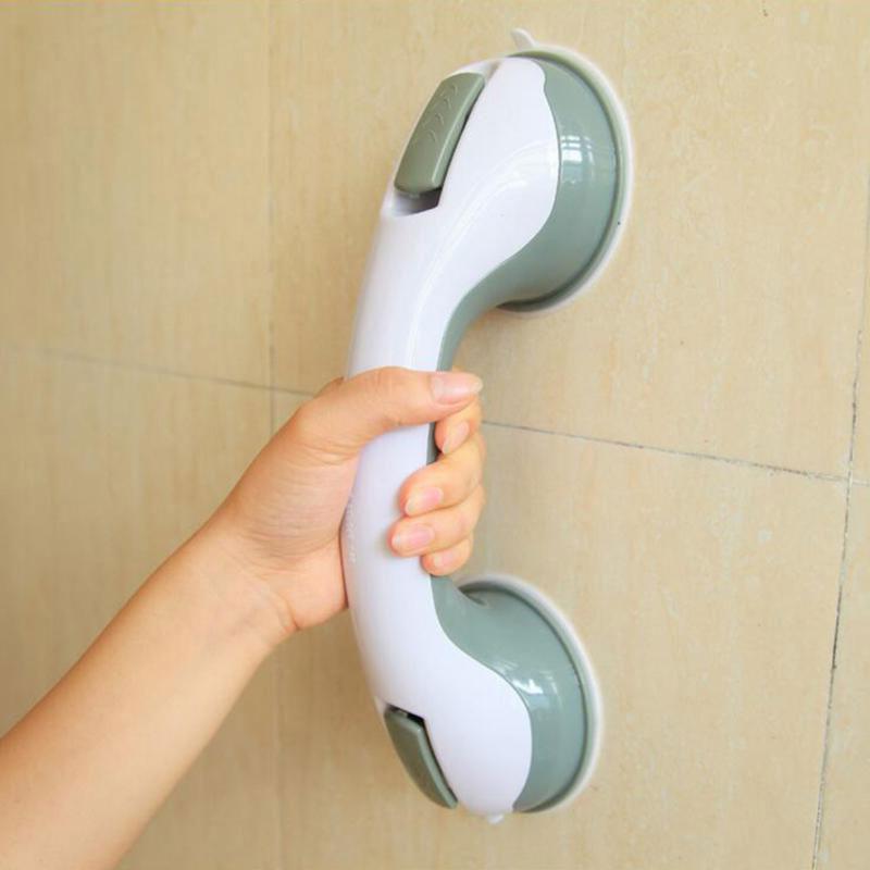 Portable suction grab bar for bathroom safety. Easy install shower support for elderly & mobility assist. Non-slip grip.