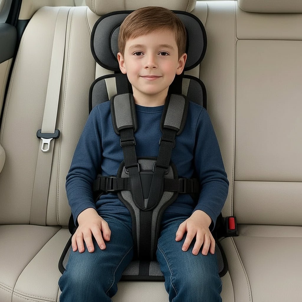 Secure children's portable car seat. Ensures travel safety for kids, a lightweight & durable car accessory.