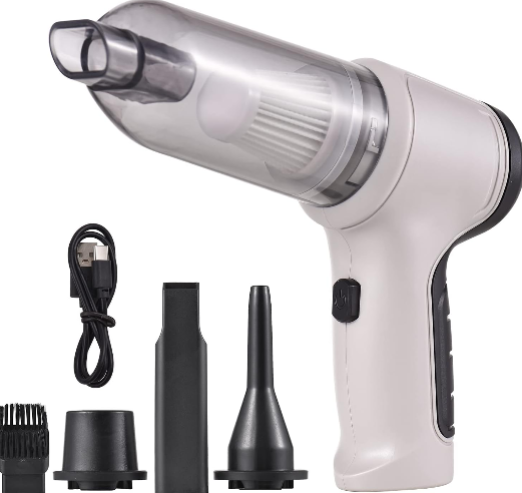 Powerful cordless car vacuum cleaner with strong suction, ideal for quick auto detail & cleaning.