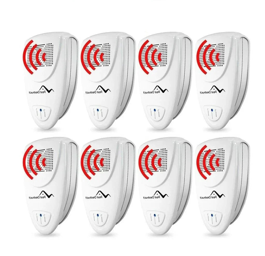Powerful ultrasonic bed bug repeller plug-in pest control. Chemical-free, silent home defense, safe for pets.