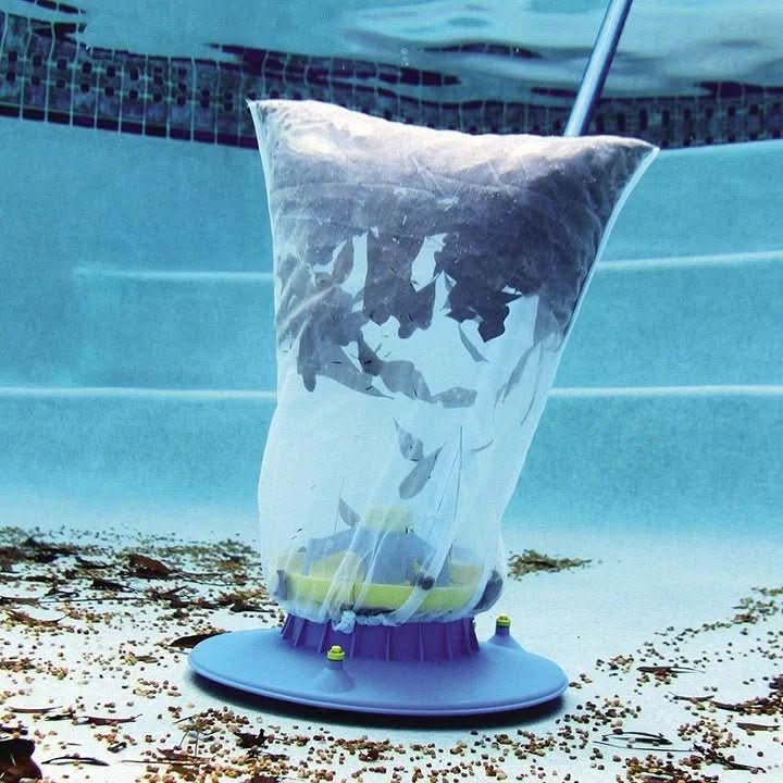 Hose-connected water pressure pool cleaner efficiently vacuums leaves & debris from pool walls & bottom. Pristine results.
