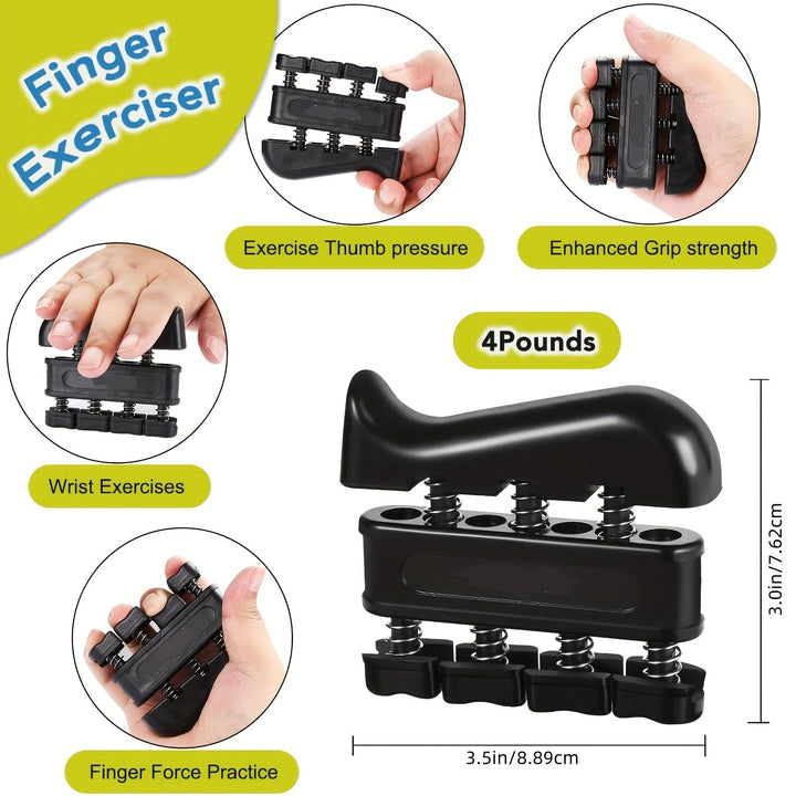 PowerGrip hand trainer set, crucial for hand & forearm rehabilitation, muscle recovery & injury prevention.