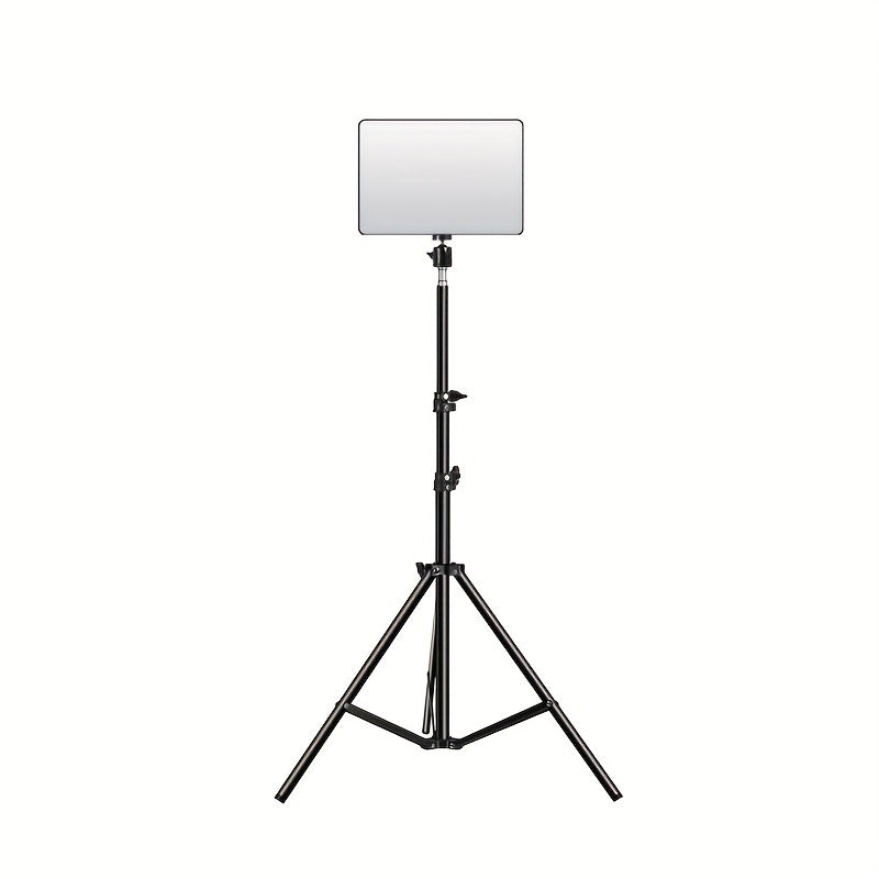 Professional, height-adjustable light stand & lamp for versatile studio photo & video shoots.