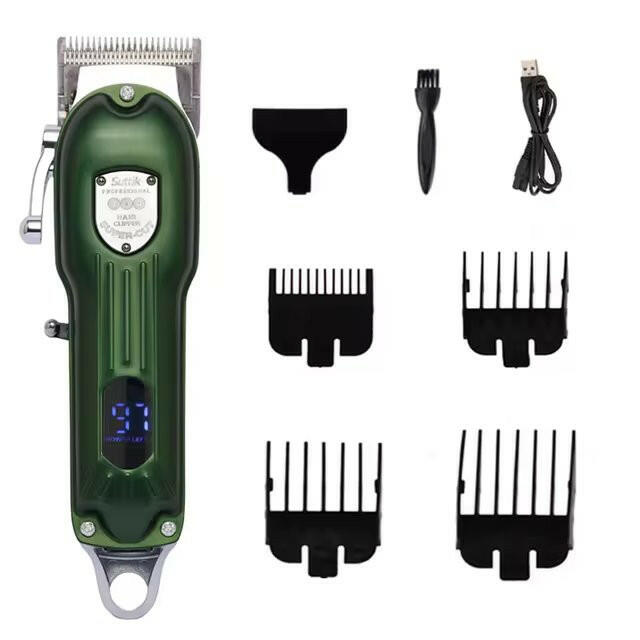 Ergonomic cordless dog grooming clippers for comfortable, quiet home pet care.