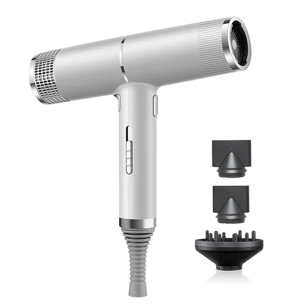 Powerful ionic blow dryer for women. Fast drying & frizz reduction with precision nozzles & diffuser for smooth, healthy hair.