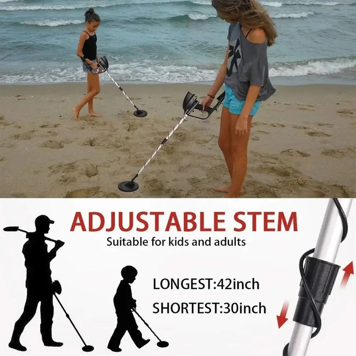 Powerful metal detector for deep gold hunting & treasure recovery, reliable outdoor adventure tool.