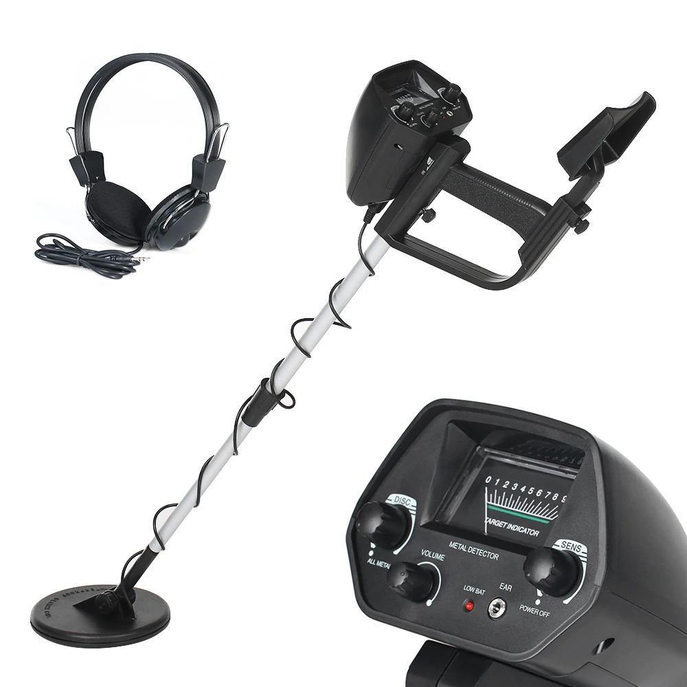 Professional metal detector with audio alerts, ideal for treasure, gold, coin, and relic hunting. Waterproof for outdoor adventures.