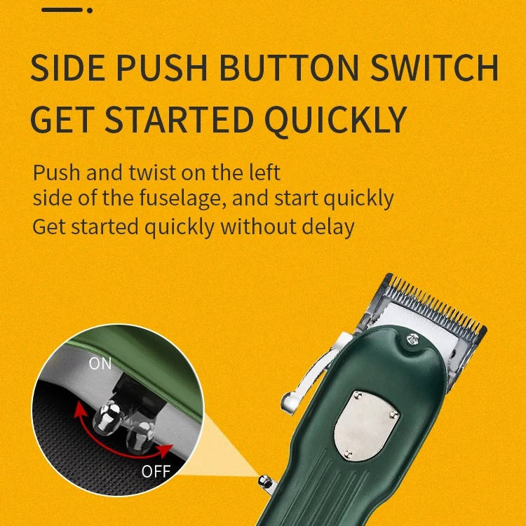 Easy-to-use rechargeable dog clipper for quiet home pet grooming. Cordless electric animal trimmer.