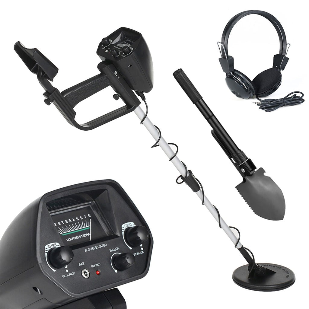 Professional waterproof metal detector kit for treasure hunting, gold prospecting, and beach relic hunting.