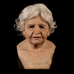 White-haired granny