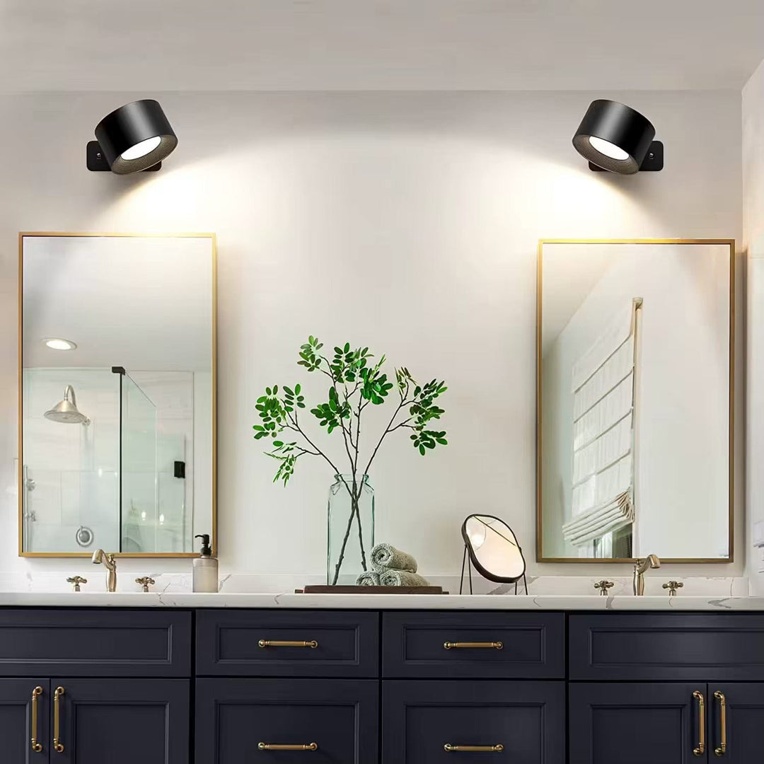 Rechargeable magnetic wall light, versatile and modern, perfect for easy home lighting solutions.