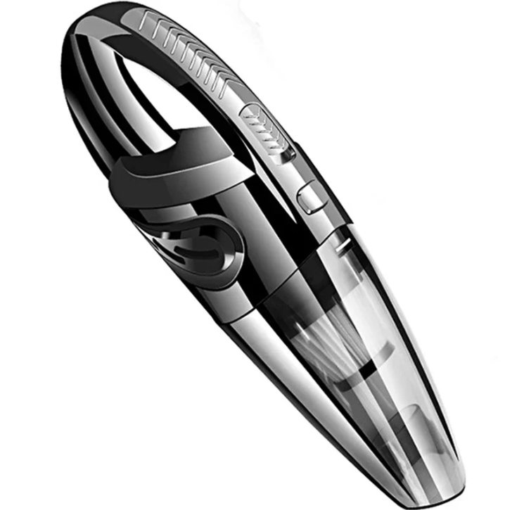 Red & black high-power cordless cyclone vacuum, ideal for home & car cleaning, tackles pet hair & dust.