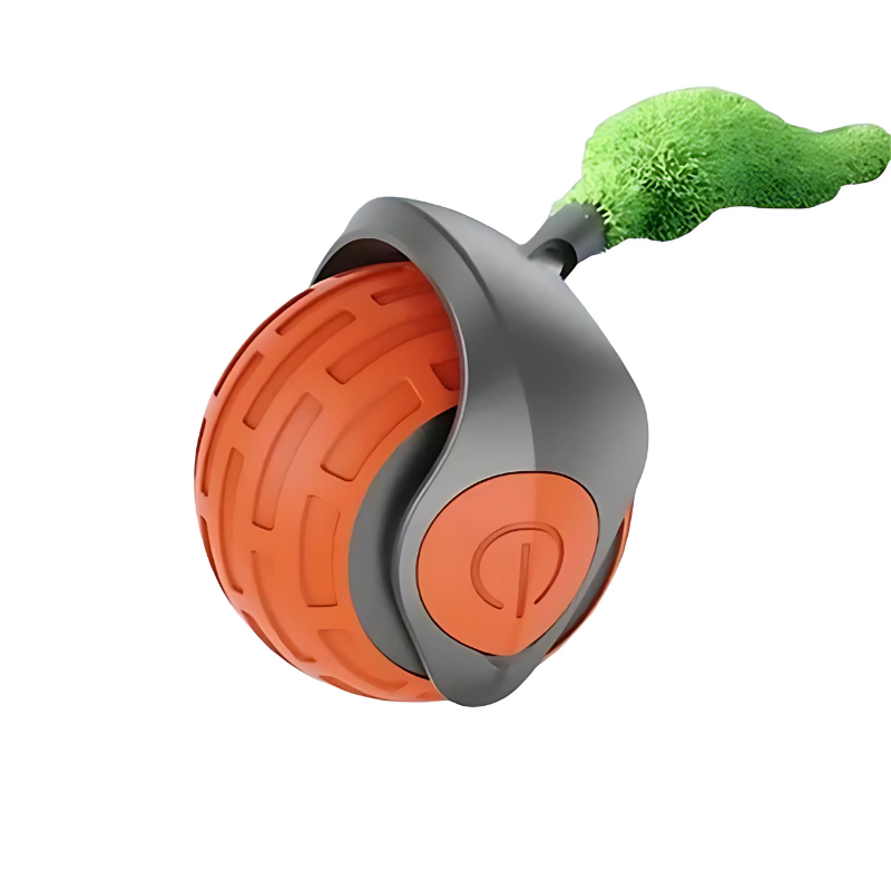 Interactive LED cat ball toy, perfect for pounce & chase playtime. Smart, silent, rechargeable, & durable for pets.
