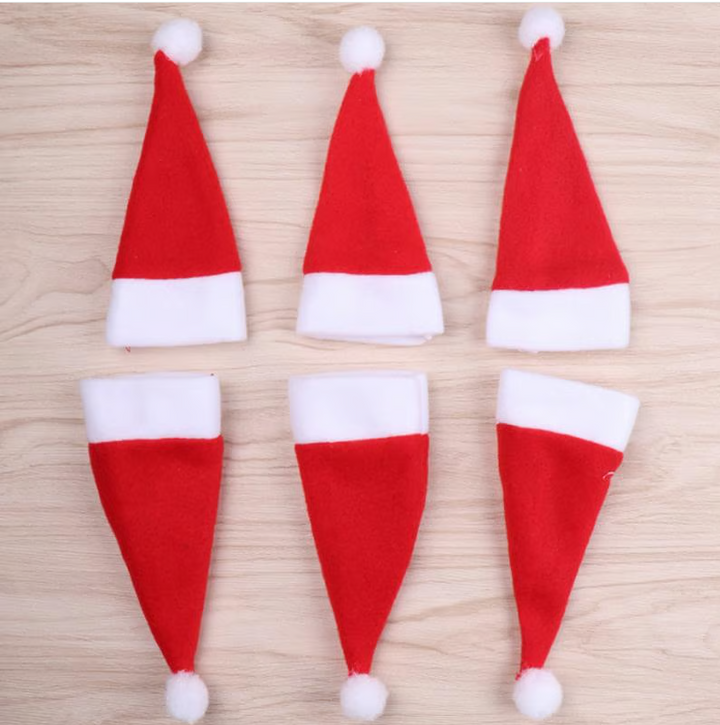 Soft pet Christmas scarf, red & white. Cozy holiday apparel for dogs & cats.
