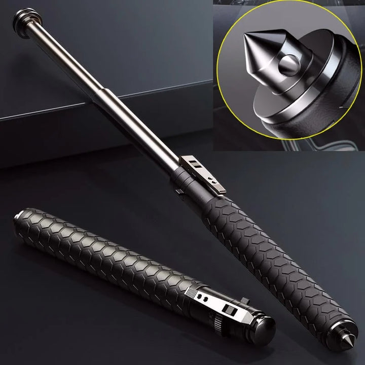 Tactical self-defense walking stick, a robust security tool for emergency preparedness.
