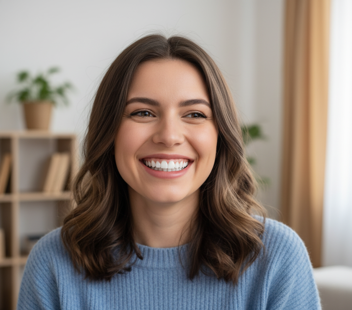 Instant cosmetic teeth veneer for a perfect, natural-looking smile.