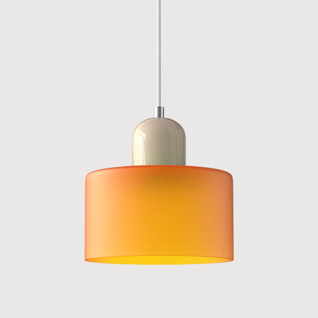 Study room retro pendant light, clear glass shade, adjustable for focused, warm illumination.
