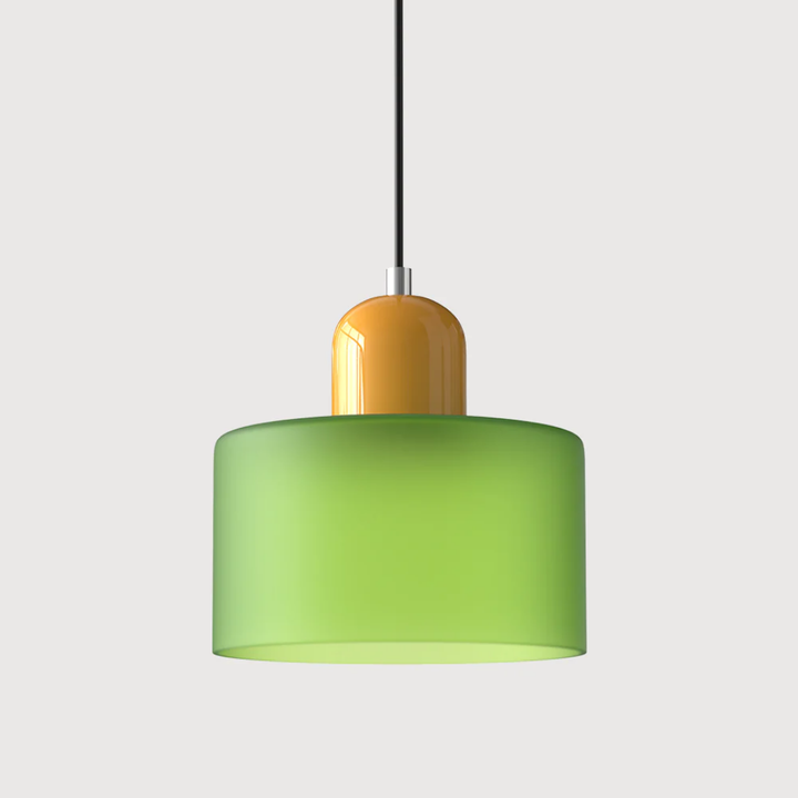 Retro ceiling light with globe glass shade, adjustable cord for a contemporary warm look.