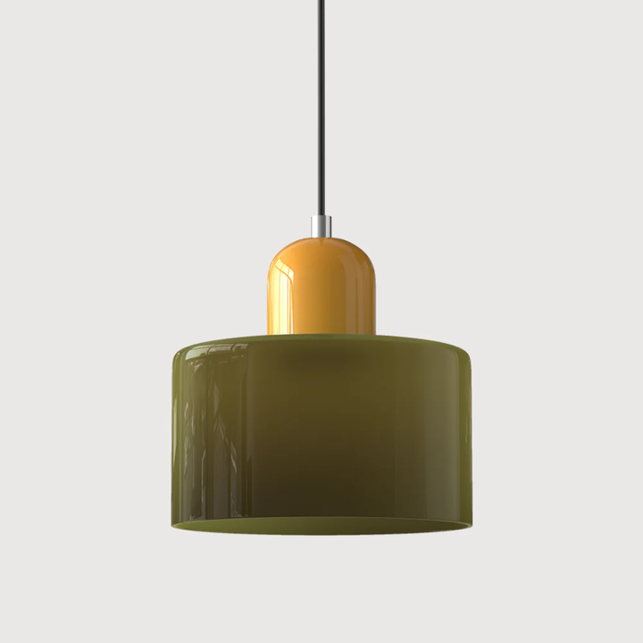Vintage-inspired ceiling light with seeded glass shade, adjustable for rustic charm.