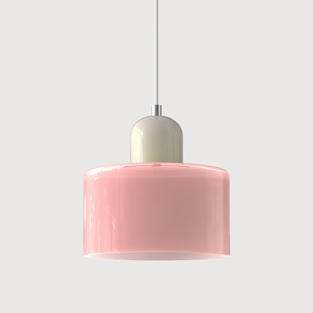 Functional retro pendant light, durable glass shade, adjustable for long-lasting warm glow.
