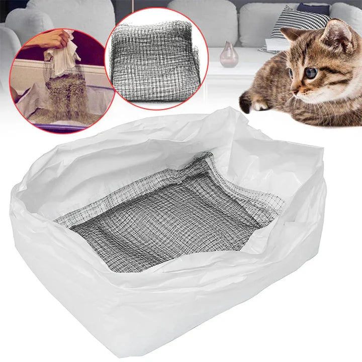 Reduce waste with sustainable, reusable cat litter pan liner. Eco-friendly & hygienic pet supplies.