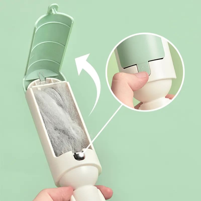 Dog hair removal tool, a reusable lint roller for all furniture types. Essential pet supply for clean homes.