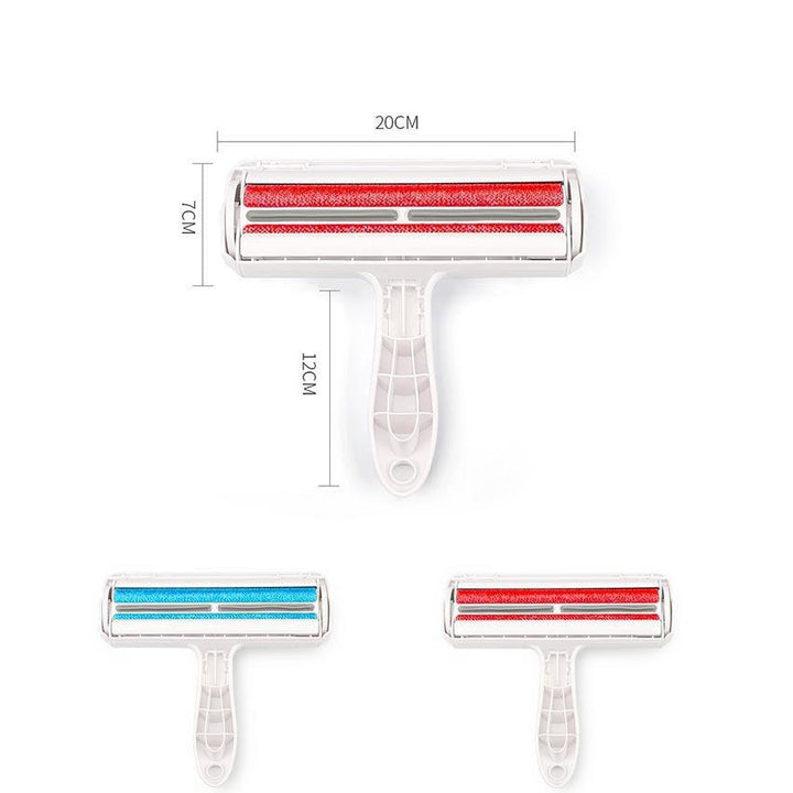 Durable pet hair remover tool, ideal for clothes, furniture, and car interiors. A versatile cleaning tool.