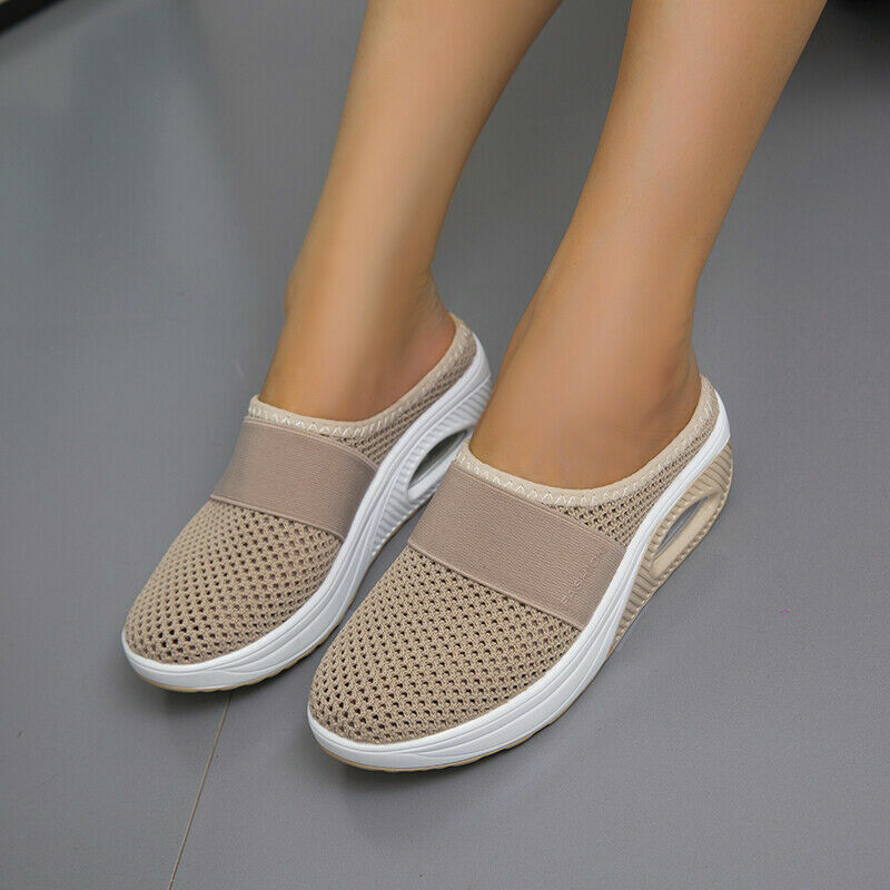 Women's comfy orthopedic slip-on shoes for easy wear, support, and pain relief.
