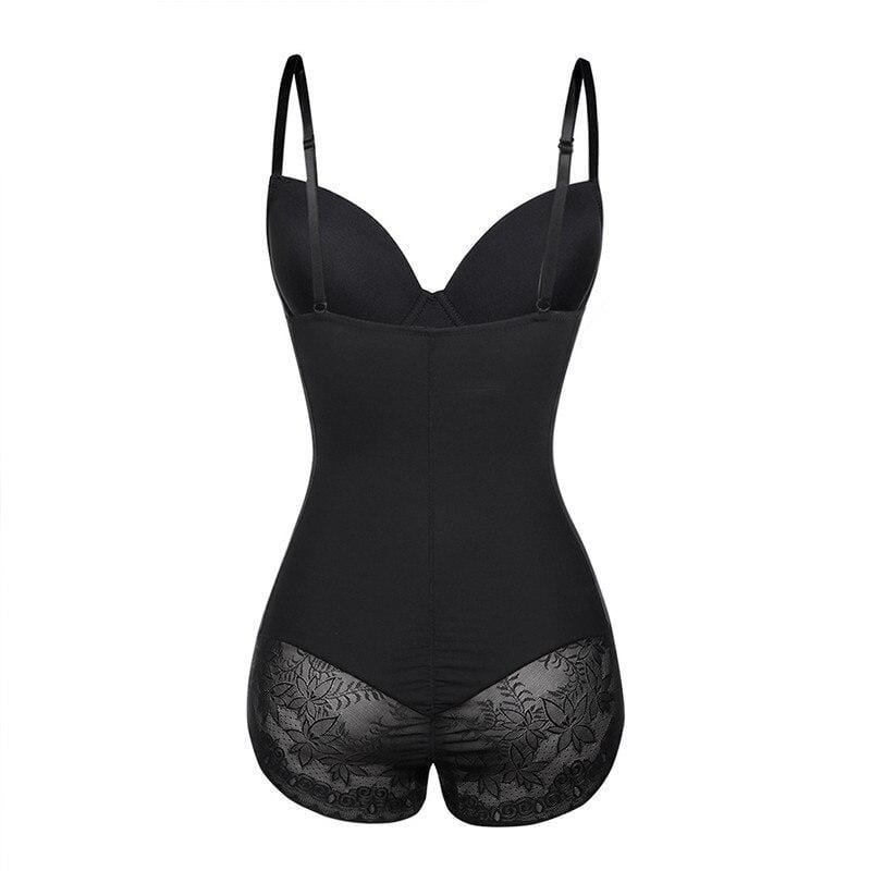 Seamless shaping bodysuit, firm tummy control, ideal women's intimate undergarment