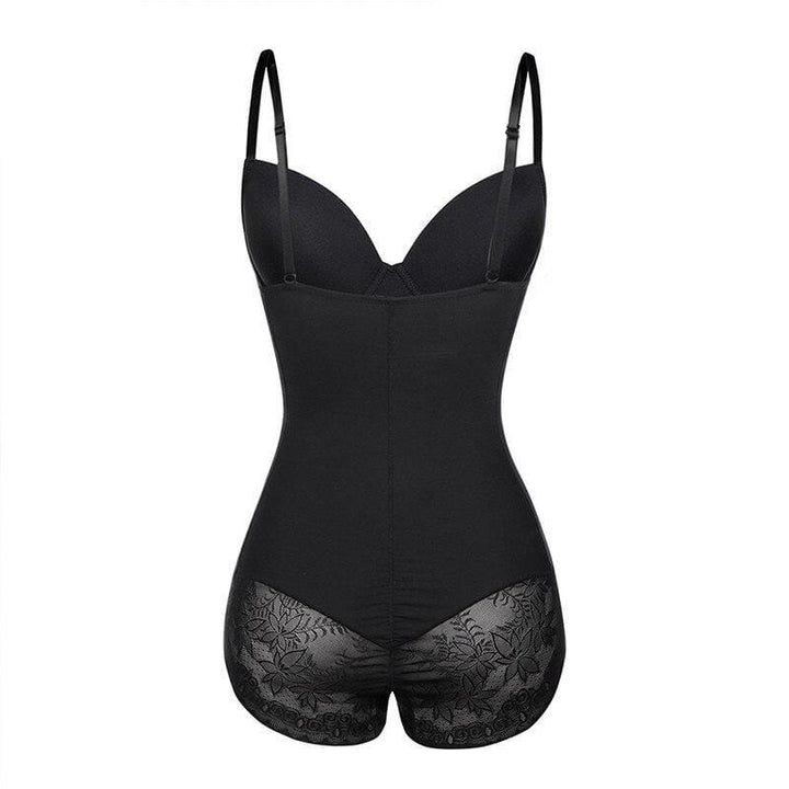 Seamless shaping bodysuit, firm tummy control, ideal women's intimate undergarment