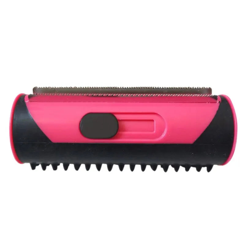 Pet supplies: Self-cleaning fur lint roller. Effective shedding tool for dogs, cats, home cleaning.