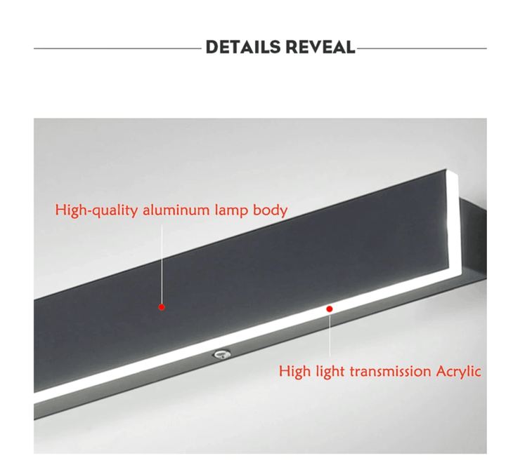 Stylish outdoor vertical LED wall light fixture. Durable, weatherproof for garden & exterior. Warm/cool white options.
