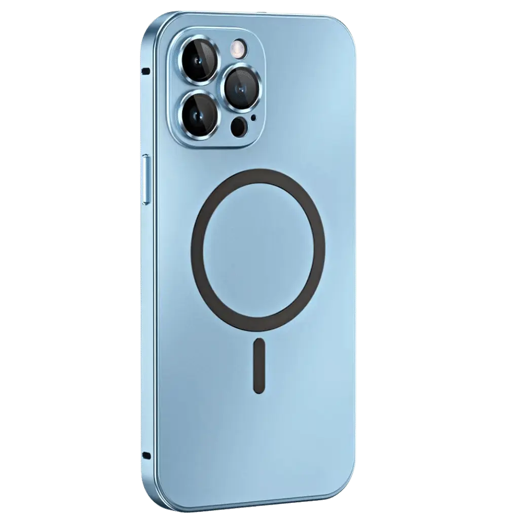 Essential iPhone accessory: magnetic protective metal case.